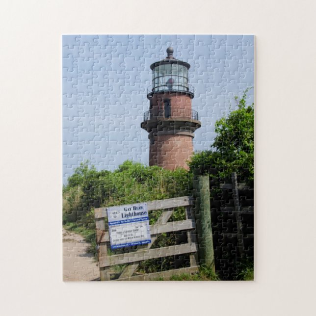 USA, Massachusetts, Martha's Vineyard, Aquinnah. Jigsaw Puzzle (Vertical)