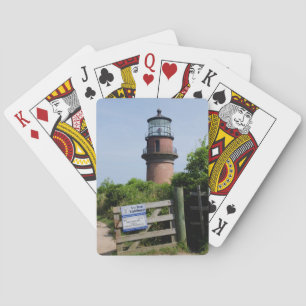 USA, Massachusetts, Martha's Vineyard, Aquinnah. Poker Cards