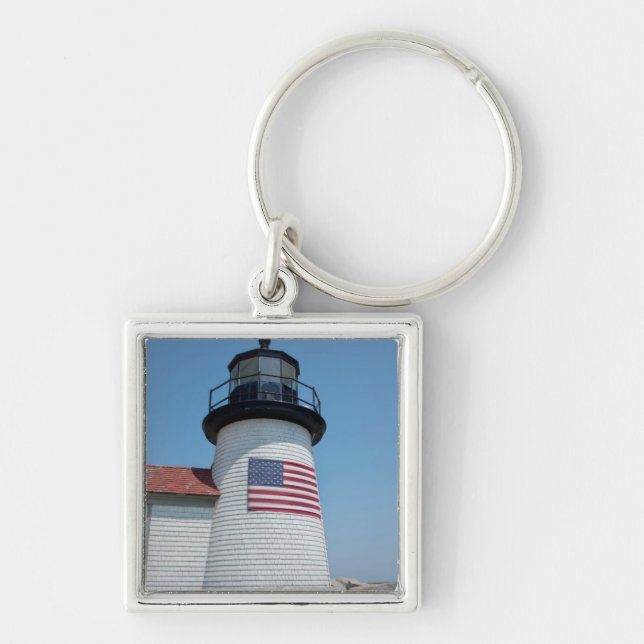 USA, Massachusetts, Nantucket. Brant Point Keychain (Front)