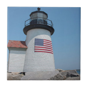 USA, Massachusetts, Nantucket. Brant Point Tile