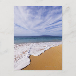 USA, Maui, Wailea, surf and shoreline Postcard