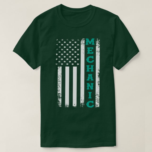 USA Mechanic T-Shirt (Design Front)
