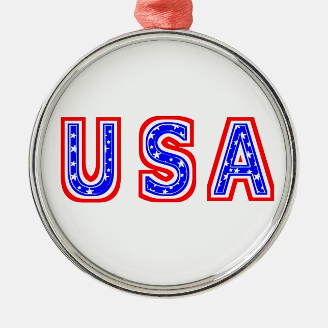 USA METAL ORNAMENT (Front)
