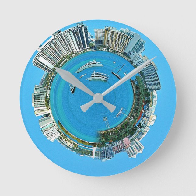 usa miami florida  round clock (Front)
