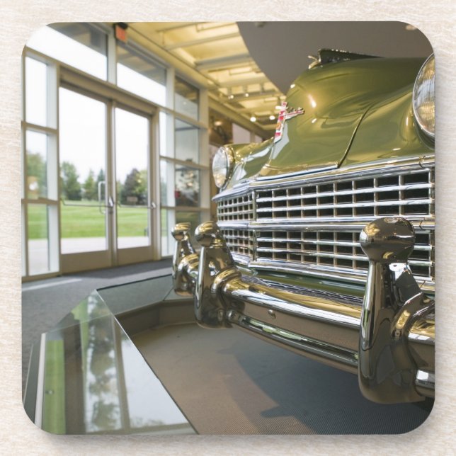 USA, Michigan, Auburn Hills: Walter P. Crysler Drink Coaster (Front)