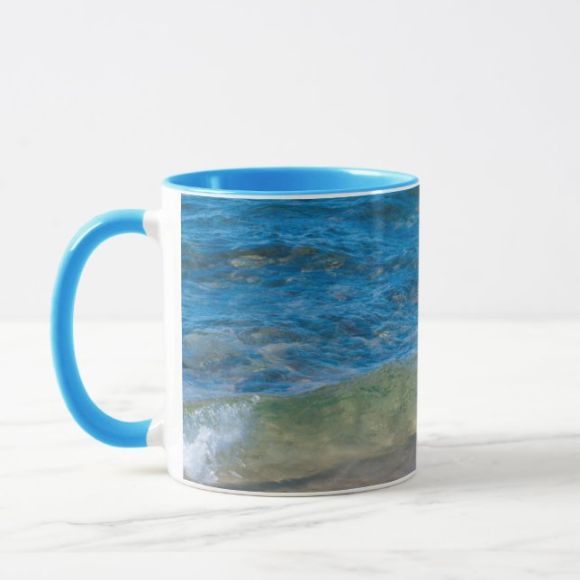 USA, Michigan. Clear Waters Of Lake Superior Mug (Left)
