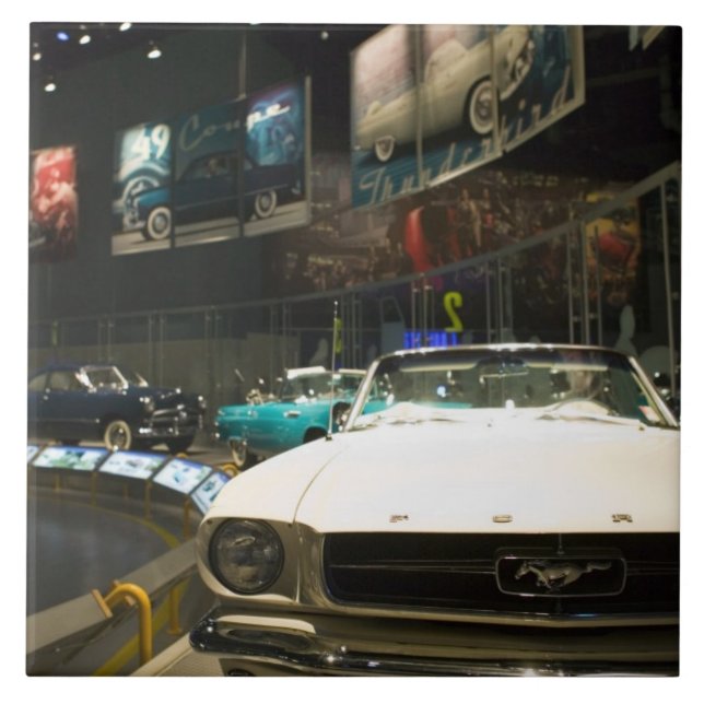 USA, Michigan, Detroit: Ford Rouge Factory Tour, Ceramic Tile (Front)