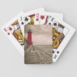 Usa, Michigan, Grand Haven Lighthouse Playing Cards at Zazzle