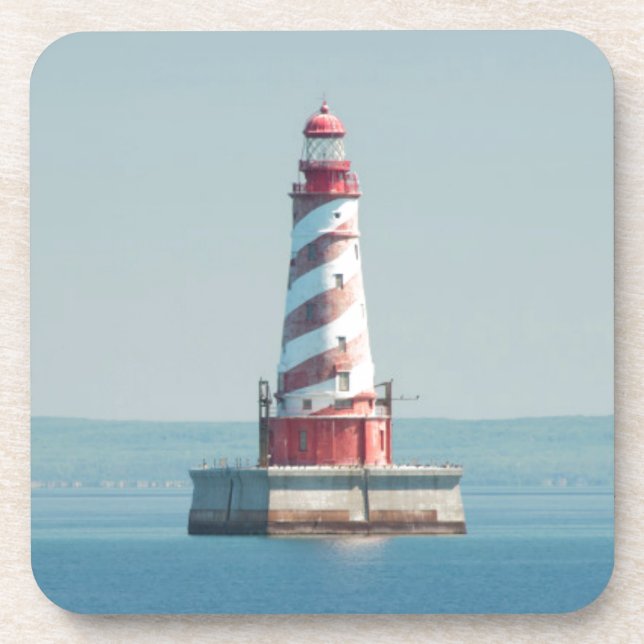 USA, Michigan, Great Lakes, Lake Michigan Beverage Coaster (Front)