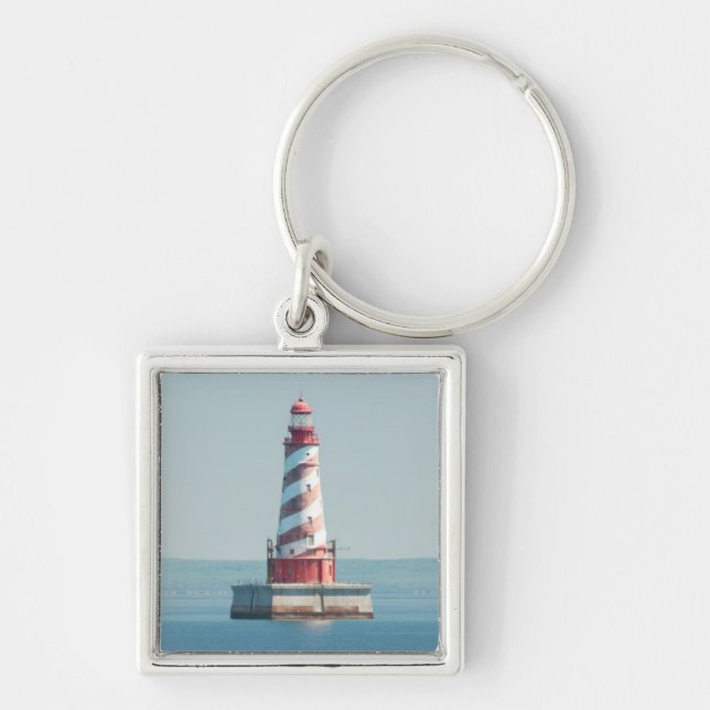 USA, Michigan, Great Lakes, Lake Michigan Keychain (Front)