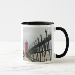 USA, Michigan, Lake Michigan Shore, Grand Haven: Mug