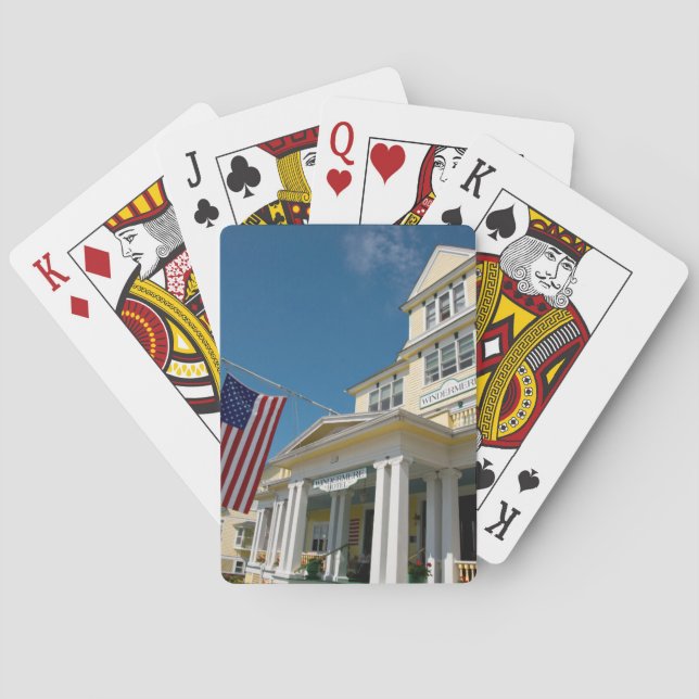 USA, Michigan, Mackinac Island Poker Cards (Back)