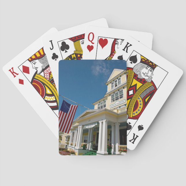 USA, Michigan, Mackinac Island Poker Cards (Back)