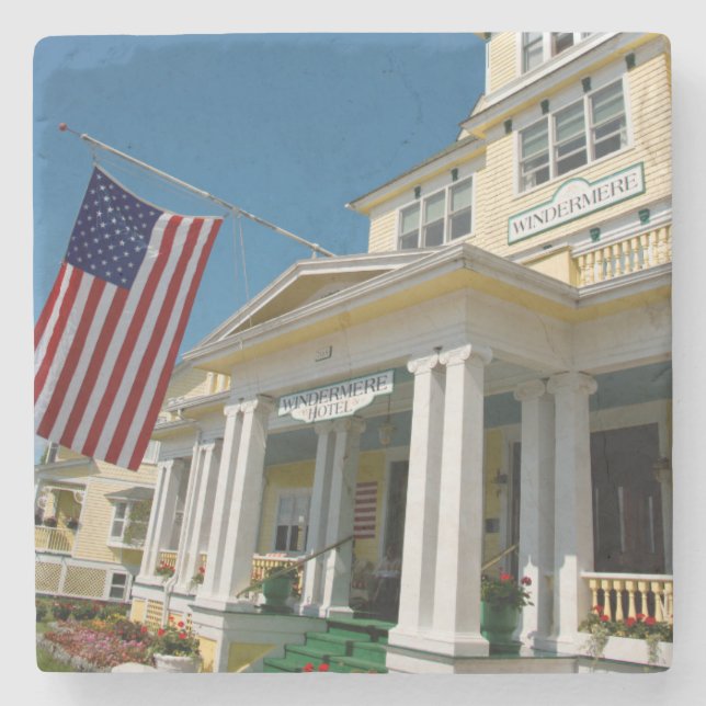 USA, Michigan, Mackinac Island Stone Coaster (Front)