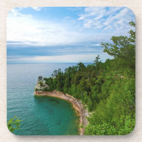 USA Michigan Miners Castle Rock Formation 3 Coaster