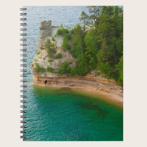 USA, Michigan. Miner's Castle Rock Formation Notebook