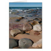 USA, Michigan. Rounded Boulders On 12 Mile (Front)