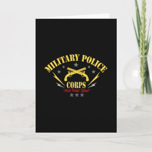 Usa Military Lice Corps Veteran Patriotic Vintage  Card