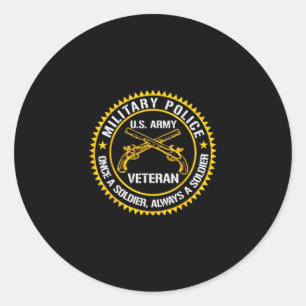 Usa Military Lice Corps Veterans Day Patriotic Dad Classic Round Sticker