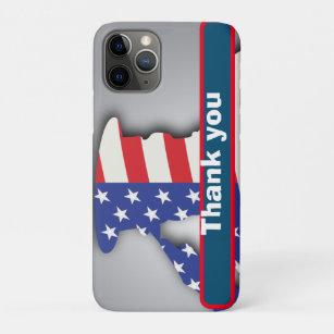 USA military thank you veterans, veteran's day iPhone 11 Pro Case