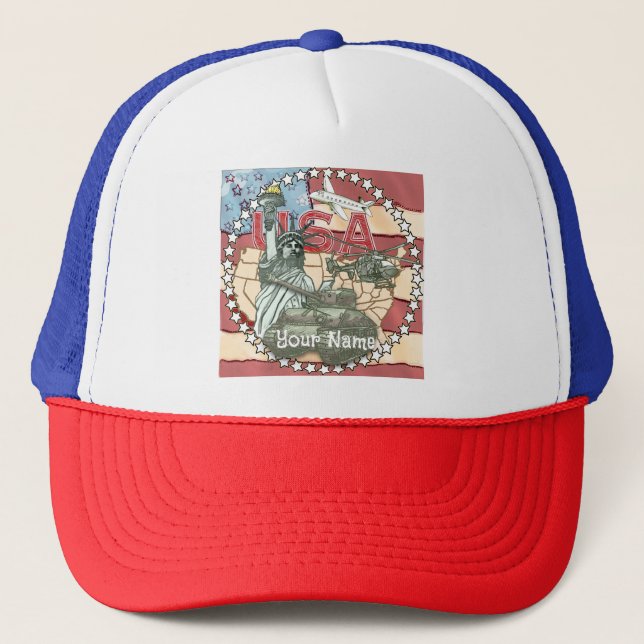USA  Military  Trucker Hat (Front)