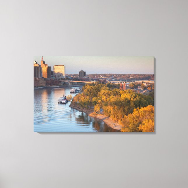 USA, Minnesota, Minneapolis, St. Paul Canvas Print (Front)