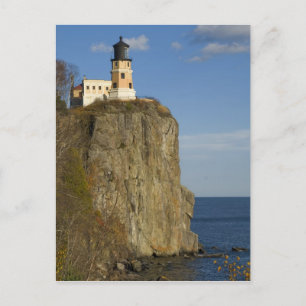USA, Minnesota. Split Rock Lighthouse on Lake Postcard