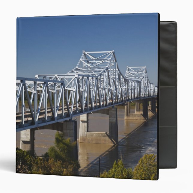 USA, Mississippi, Vicksburg. I-20 Highway 3 Ring Binder (Front/Inside)