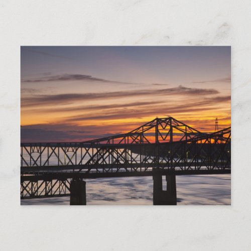 USA Mississippi Vicksburg I_20 Highway and Postcard
