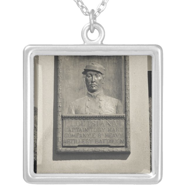 USA, Mississippi, Vicksburg. Riverfront Park, US Silver Plated Necklace (Front)