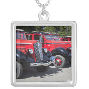 USA, Montana, East Glacier Park, gateway to Silver Plated Necklace