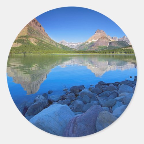 USA Montana Glacier National Park 4 Classic Round Sticker