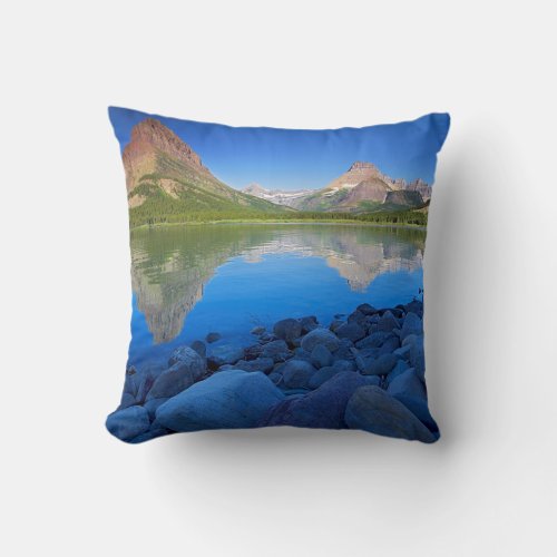 USA Montana Glacier National Park 4 Throw Pillow