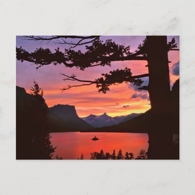 USA, Montana, Glacier National Park. Landscape Postcard (Front)