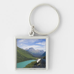 USA, Montana, Glacier National Park, Mountain Keychain