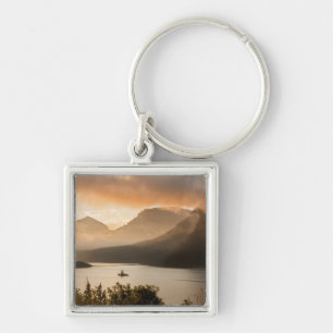 USA, Montana, Glacier National Park. Sunrise Keychain