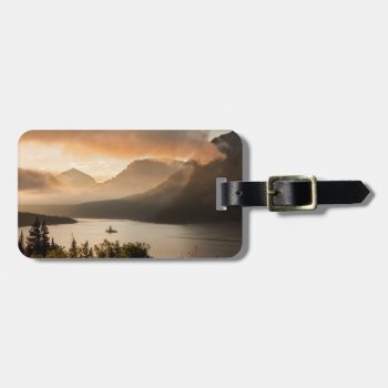 Usa  Montana  Glacier National Park. Sunrise Luggage Tag by OneWithNature at Zazzle