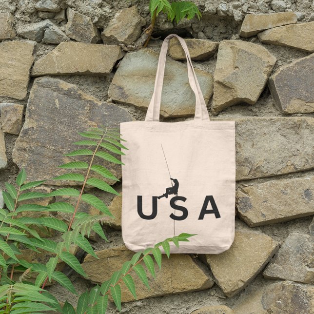 USA mountain climbing Tote Bag (Creator Uploaded)