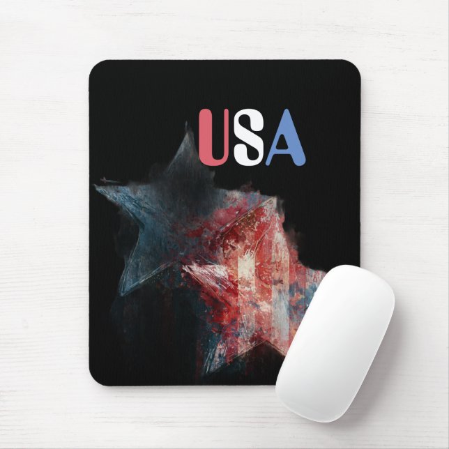 USA Mouse Pad (With Mouse)
