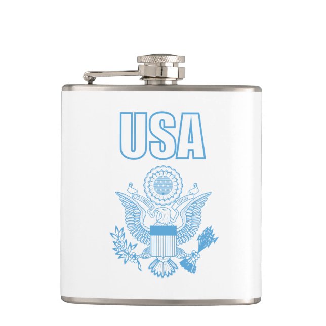 USA national emblem Flask (Front)