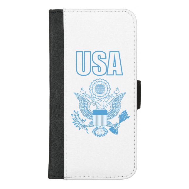 USA national emblem iPhone Wallet Case (Front)