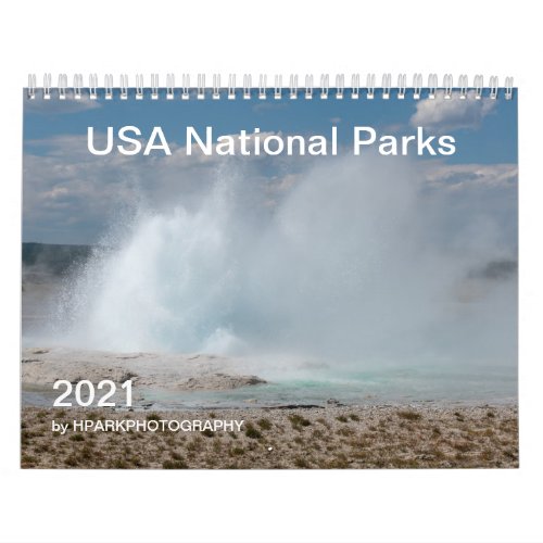 USA National Parks 2021 Calendar