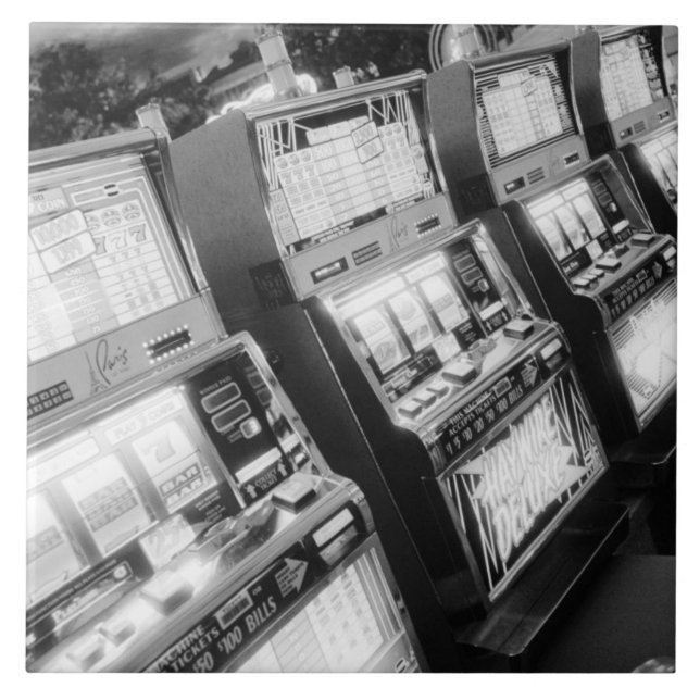 USA, Nevada, Las Vegas: Casino Slot Machines / Tile (Front)