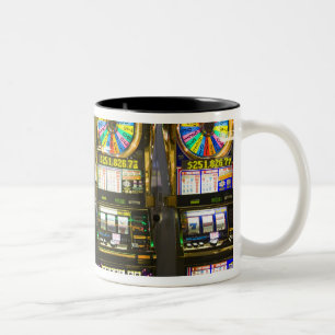 USA, Nevada, Las Vegas. McCarran International Two-Tone Coffee Mug