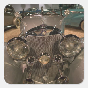 USA, Nevada_Reno: National Automobile Museum 2 Square Sticker