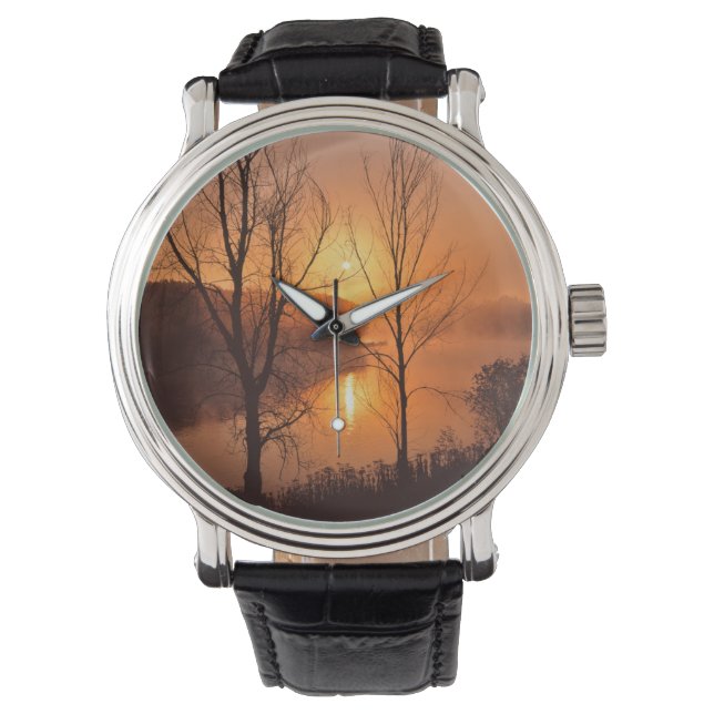 USA, New England, Maine. Autumn Sunrise Watch (Front)
