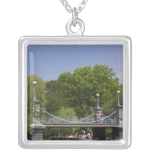 USA, New England, Massachusetts, Boston, 2 Silver Plated Necklace