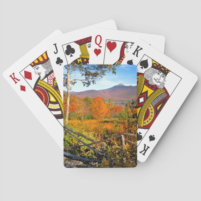 USA, New England, New Hampshire, Chocorua Poker Cards (Back)