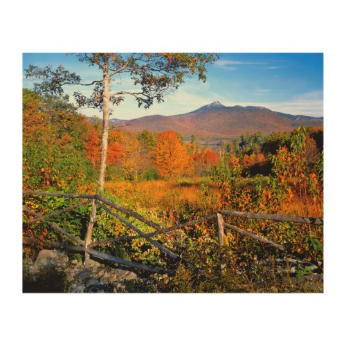 USA New England New Hampshire Chocorua Wood Wall Art