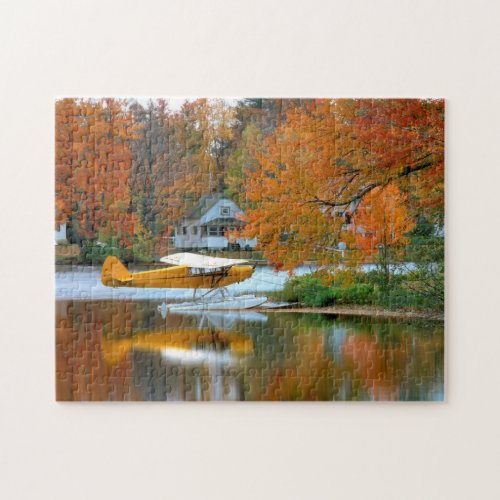 USA New England New Hampshire Float Plane Jigsaw Puzzle